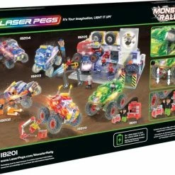 Laserpegs Laser Pegs Monster Truck Groen Monster - Constructiespeelgoed 9 Laserpegs Laser Pegs Monster Truck Groen Monster - Constructiespeelgoed -bouwsets Winkel 550x451 8