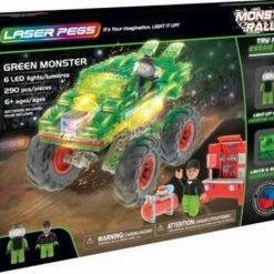 Laserpegs Laser Pegs Monster Truck Groen Monster - Constructiespeelgoed 13 Laserpegs Laser Pegs Monster Truck Groen Monster - Constructiespeelgoed -bouwsets Winkel 550x451 9