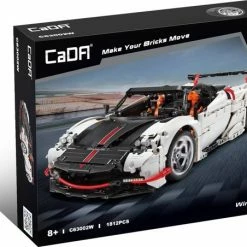 Cada Wings Sports Car (gemotoriseerd) - Supercar - Cada C63002W - Compatible Met De Bekende Merken - Bouwset, Constructieset - Motoren, Accu, Afstandsbediening - 1812 Onderdelen