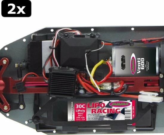 2x JAMARA RC-Cars Tiger LED EP 2,4 GHz 1:10 8 2x JAMARA RC-Cars Tiger LED EP 2,4 GHz 1:10 - Afbeelding 8