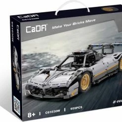 Cada Supercar Series: Z-Wind (RC) - Cada C61030W - Compatible Met De Bekende Merken - Bouwset, Constructieset - Supercar - Motoren, Accu, Afstandsbediening - 969 Onderdelen