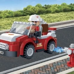 BanBao Brandweer Brandweerman- En Auto - 7117 -bouwsets Winkel 550x462 7