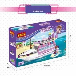 DW4Trading Girls Dreamboat Cruiseschip - 318 Stuks - Compatibel Met Grote Merken -bouwsets Winkel 550x463 3