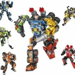 LOZ, Mini-blocks LOZ 3-in-1 Transformers No : 1822 Oranje 10 LOZ, Mini-blocks LOZ 3-in-1 Transformers No : 1822 Oranje -bouwsets Winkel 550x465 2
