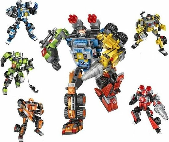 LOZ, Mini-blocks LOZ 3-in-1 Transformers No : 1822 Oranje 5 LOZ, Mini-blocks LOZ 3-in-1 Transformers No : 1822 Oranje - Afbeelding 5