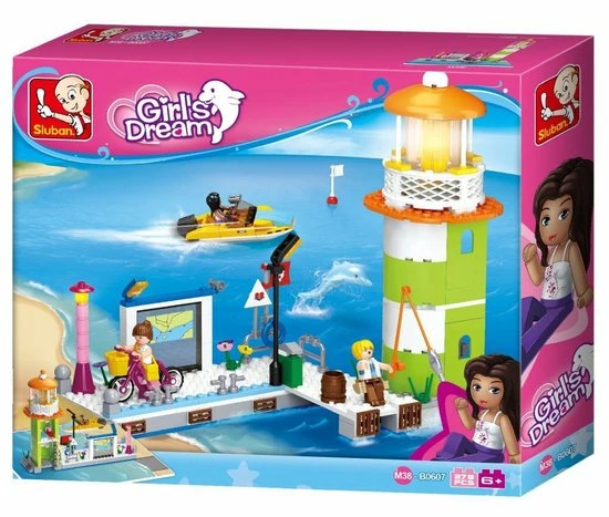 Sluban Girl's Dream: Vuurtoren (m38-b0607) 3 Sluban Girl's Dream: Vuurtoren (m38-b0607) - Afbeelding 3