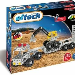 Eitech Constructieset Vrachtwagen Met Dieplader Staal 377-delig
