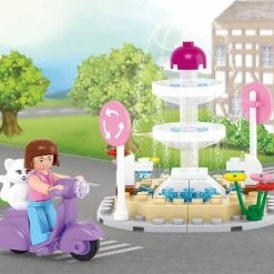 Sluban Girls Dream - Rotonde Met Fontein M38-B0519Sluban -bouwsets Winkel 550x471 8