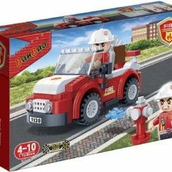 bouwsets Winkel 31 BanBao Brandweer Brandweerman- En Auto - 7117