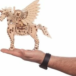 Mr. PlayWood Bouwpakket Eenhoorn Klein Mechanisch- Hout 28 Mr. PlayWood Bouwpakket Eenhoorn Klein Mechanisch- Hout -bouwsets Winkel 550x473