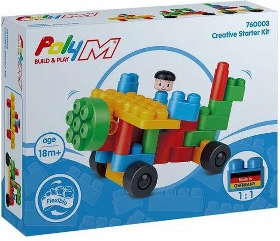 Polym Creative Starter Kit Bouwblokken 25-delig 2 Polym Creative Starter Kit Bouwblokken 25-delig - Afbeelding 2