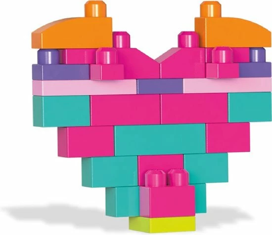 Mega Bloks First Builders 60 Maxi Blokken Met Tas Roze - Constructiespeelgoed 20 Mega Bloks First Builders 60 Maxi Blokken Met Tas Roze - Constructiespeelgoed - Afbeelding 20