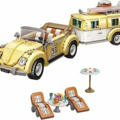 LOZ, Mini-blocks LOZ Voertuigen No: 1130 Kever & Caravan