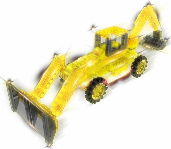 Laserpegs Laser Pegs Bouwpakket Bulldozer 8 In 1 129-delig 2 Laserpegs Laser Pegs Bouwpakket Bulldozer 8 In 1 129-delig - Afbeelding 2