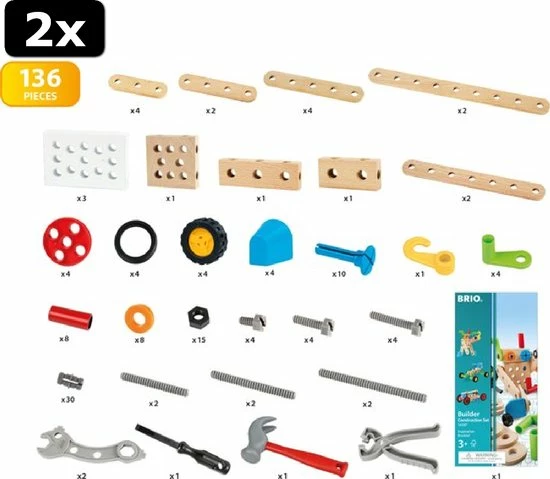 2x BRIO Builder- Constructie Set - 34587 6 2x BRIO Builder- Constructie Set - 34587 - Afbeelding 6