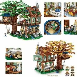 Loz, Diamond Blocks LOZ Fantasie No:1033 Tree House -bouwsets Winkel 550x481 2