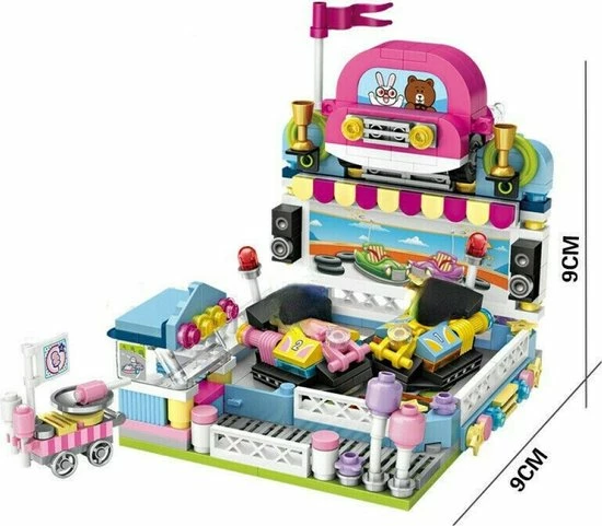 LOZ, Mini-blocks LOZ Amusement Park No:1728 Botsauto 3 LOZ, Mini-blocks LOZ Amusement Park No:1728 Botsauto - Afbeelding 3