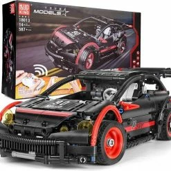 Mould King 18013 Hatchback R (RC) - Supercar - Compatible Met De Bekende Merken - Motoren, Accu, Afstandsbediening - Bouwset, Constructieset - 587 Onderdelen - Mouldking