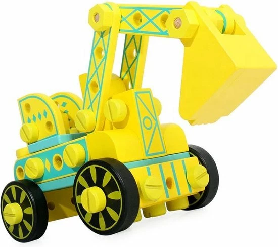 ZaciaToys Houten Bouwset Zelf Assembleren - Constructiespeelgoed - Montessori - Educatief Speelgoed 6 ZaciaToys Houten Bouwset Zelf Assembleren - Constructiespeelgoed - Montessori - Educatief Speelgoed - Afbeelding 6