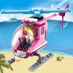 Sluban Girls Dream - Strand Helikopter 9 Sluban Girls Dream - Strand Helikopter -bouwsets Winkel 550x496 1