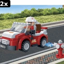 2x BanBao Brandweer Brandweerman- En Auto - 7117 10 2x BanBao Brandweer Brandweerman- En Auto - 7117 -bouwsets Winkel 550x501 5