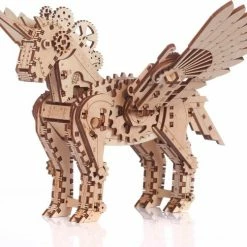 Mr. PlayWood Bouwpakket Eenhoorn Klein Mechanisch- Hout 25 Mr. PlayWood Bouwpakket Eenhoorn Klein Mechanisch- Hout -bouwsets Winkel 550x502 2