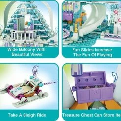 DW4Trading Magische Ijspaleis Met Glijbaan - 724 Stuks - Compatibel Met Grote Merken -bouwsets Winkel 550x504 5