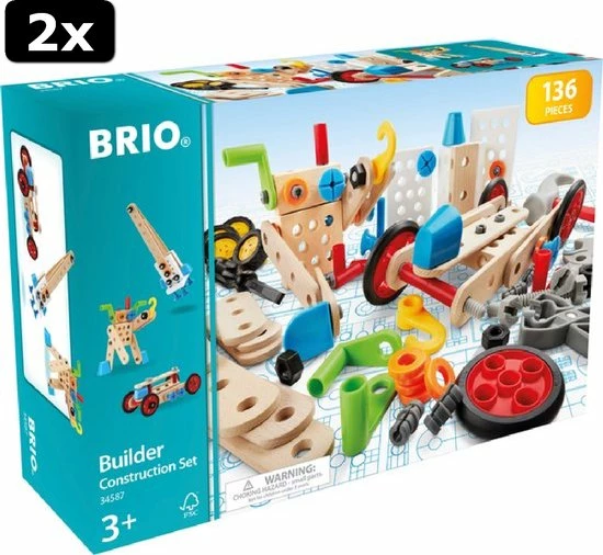 2x BRIO Builder- Constructie Set - 34587 2 2x BRIO Builder- Constructie Set - 34587 - Afbeelding 2