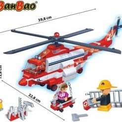 BanBao Brandweer Brandweer Helikopter - 8315 -bouwsets Winkel 550x508 7