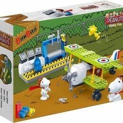 BanBao Snoopy Piloot & Vliegtuig-7522
