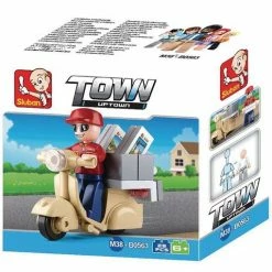 Sluban Town: Koerier (m38-b0563) 6 Sluban Town: Koerier (m38-b0563) -bouwsets Winkel 550x510 3