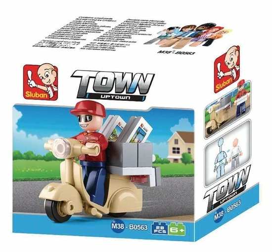 Sluban Town: Koerier (m38-b0563) 3 Sluban Town: Koerier (m38-b0563) - Afbeelding 3