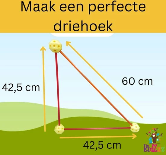 KidZzz® XXL Gigafort Hut Bouwen Speelgoed - Uitbreidingsset - Constructiespeelgoed - Extra Lange Stokken - Bouwset - Speeltent -45 Stuks 4 KidZzz® XXL Gigafort Hut Bouwen Speelgoed - Uitbreidingsset - Constructiespeelgoed - Extra Lange Stokken - Bouwset - Speeltent -45 Stuks - Afbeelding 4