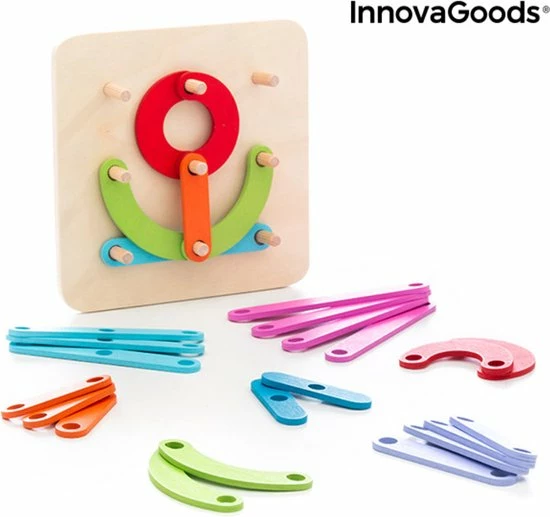 Houten Set Voor Het Maken Van Letters En Cijfers Koogame InnovaGoods 27 Onderdelen 8 Houten Set Voor Het Maken Van Letters En Cijfers Koogame InnovaGoods 27 Onderdelen - Afbeelding 8