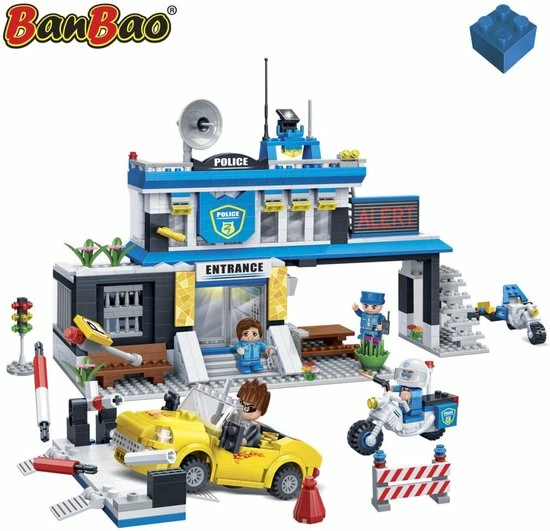 BanBao Politiebureau 7001 1 BanBao Politiebureau 7001