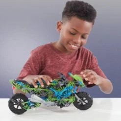 K'nex Bouwset Mega Motor Junior Groen/blauw 456-delig 14 K'nex Bouwset Mega Motor Junior Groen/blauw 456-delig -bouwsets Winkel 550x534
