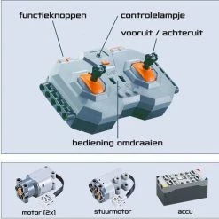 Merkloos Bouwpakket - Bestuurbare Off-road Auto - Technische Bouwset -bouwsets Winkel 550x534 9