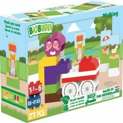 BiOBUDDi Blokkenset Wandelen Met Kinderwagen - 27 Delig