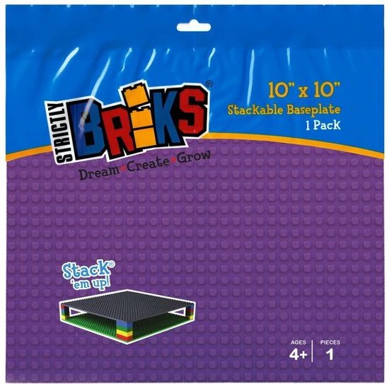 Strictly BRIKS LBP32PR Bouwplaat 32x32 Paars 2 Strictly BRIKS LBP32PR Bouwplaat 32x32 Paars - Afbeelding 2