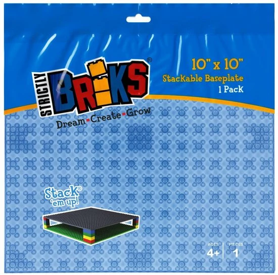 Strictly BRIKS LBP32TTB Bouwplaat 32x32 Transparant Blauw 2 Strictly BRIKS LBP32TTB Bouwplaat 32x32 Transparant Blauw - Afbeelding 2