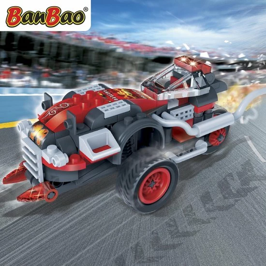 BanBao Turbo Power Racer Galileo Racer - 8608 5 BanBao Turbo Power Racer Galileo Racer - 8608 - Afbeelding 5