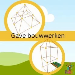 KidZzz® XXL Gigafort Hut Bouwen Speelgoed - Uitbreidingsset - Constructiespeelgoed - Extra Lange Stokken - Bouwset - Speeltent -45 Stuks 7 KidZzz® XXL Gigafort Hut Bouwen Speelgoed - Uitbreidingsset - Constructiespeelgoed - Extra Lange Stokken - Bouwset - Speeltent -45 Stuks -bouwsets Winkel 550x550 11