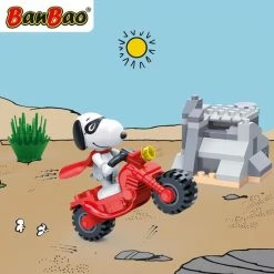 BanBao Snoopy Motorstunt-7533 8 BanBao Snoopy Motorstunt-7533 -bouwsets Winkel 550x550 175