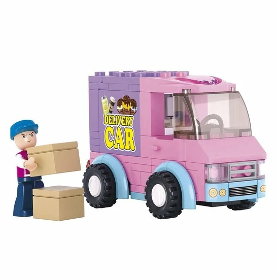 Sluban Girls Dream - Bezorgwagen M38-B020Sluban 2 Sluban Girls Dream - Bezorgwagen M38-B020Sluban - Afbeelding 2