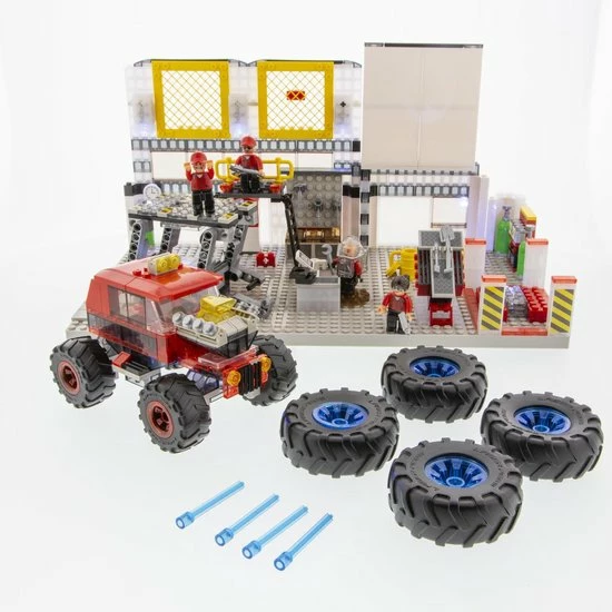 Laserpegs Laser Pegs Monster Truck Monster Rally Garage - Constructiespeelgoed 7 Laserpegs Laser Pegs Monster Truck Monster Rally Garage - Constructiespeelgoed - Afbeelding 7