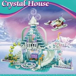 DW4Trading Magische Ijspaleis Met Glijbaan - 724 Stuks - Compatibel Met Grote Merken -bouwsets Winkel 550x550 240