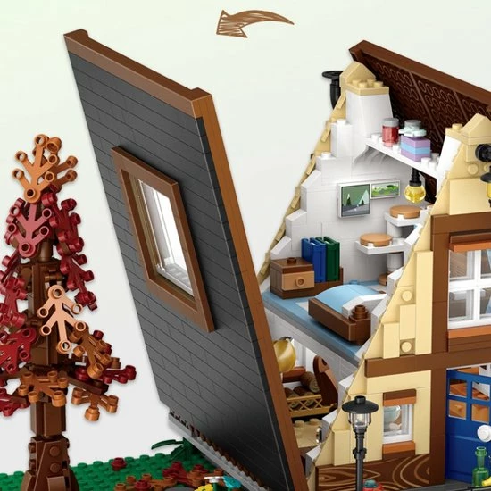 LOZ, Mini-blocks LOZ Fantasie No:1037 Tiny Cabin House 3 LOZ, Mini-blocks LOZ Fantasie No:1037 Tiny Cabin House - Afbeelding 3