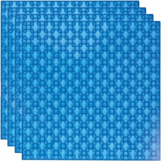 Strictly BRIKS LBP204TTB Bouwplaat 20x20 Transparant Blauw Vierpak 1 Strictly BRIKS LBP204TTB Bouwplaat 20x20 Transparant Blauw Vierpak