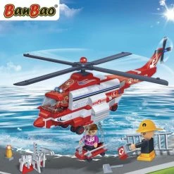 BanBao Brandweer Brandweer Helikopter - 8315 -bouwsets Winkel 550x550 334