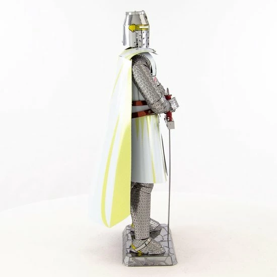 Metal Earth Iconx Templar Knight Modelbouwset Zilver/wit 6 Metal Earth Iconx Templar Knight Modelbouwset Zilver/wit - Afbeelding 6